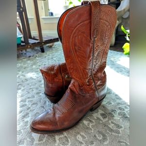 Vintage Lucchese cowboy boots
